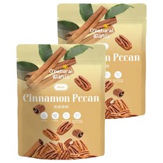 O'natural 歐納丘 肉桂胡桃, 非油炸, 低溫烘焙, 50g, 2袋