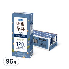 매일 두유 고단백, 190ml, 96개