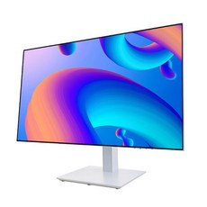 주연테크 4K UHD 모니터 USB C 65W 피벗 화이트, 68cm, V27UI-60M(무결점)