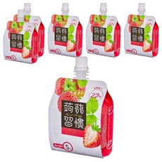 盛香珍 蒟蒻習慣 草莓, 180g, 6包