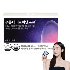 푸응 닥터블릿 나이트버닝 프로 잔티젠 수면 다이어트 보조제 10p, 10정, 1개 10정, 1개