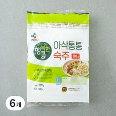 CJ제일제당 행복한콩 아삭통통 숙주, 380g, 6개