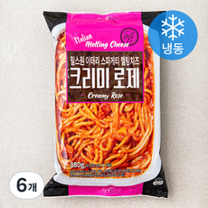 밀스원 이태리 스파게티 멜팅치즈 로제 스파게티 (냉동), 380g, 6개