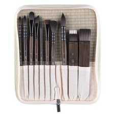 artsecret 藝術家的秘密 水彩壓克力畫筆組 10入, 1組