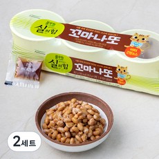 풀무원 살아있는 실의힘 꼬마나또 버터 간장소스 3개입, 89.7g, 2세트