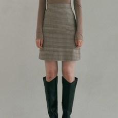 리올그 NOS CHECK MINI SKIRT 미니스커트