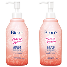 Biore 蜜妮 台灣公司貨 溫感淨透卸粧精華乳, 200ml, 2瓶