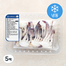 살맛나요 깨끗하게 손질된 절단 꽃게 (냉동), 450g (5~6미), 5팩