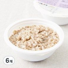 엘빈즈 완료기 13개월 엄마이유식 프로젝트이상 한우듬뿍 블루베리아기밥, 160g, 6개, 혼합맛(한우/블루베리)