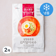 한반 살얼음동동 김치말이국수 2인분 (냉동), 1046g, 2개