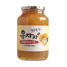 柚和美 韓國蜂蜜柚子茶 1公斤, 茶飲首選 無防腐劑 純天然飲品, 1kg, 1罐