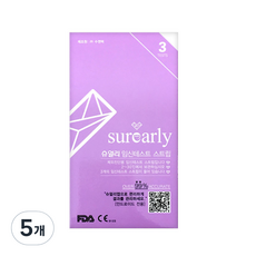 슈얼리 임신테스트 스트립, 3개입, 5개