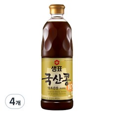 샘표 국산콩 양조간장, 860ml, 4개