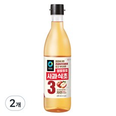 대상 청정원 정통사과식초, 470ml, 2개