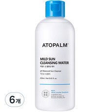 아토팜 마일드 유아 클렌징워터, 6개, 250ml