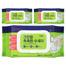 CLEANWRAP Clean Lab 濕式洗滌器, 40入, 3個, 單色