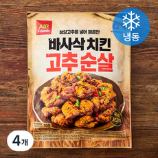 마니커에프앤지 바사삭치킨 고추순살 (냉동), 300g, 4개