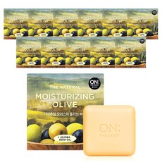 온더바디 더내추럴 모이스처 비누 올리브향, 90g, 12개
