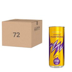 COMEBEST 康貝特 PowerBOMB 爆能能量飲料, 微氣泡 黃金比例 225ml*24入, 72罐