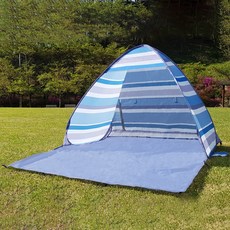 알뜨리 피크닉 원터치 텐트 + 가방, 비치블루, 중형(1-2인용)