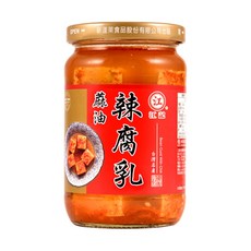 江記 麻油辣腐乳，添加辣椒及麻油, 320g, 1罐