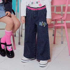 프리미에팜 여아용 캐치티니핑 하츄 와이드 데님 바지