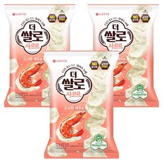 LOTTE 樂天 蝦味米餅, 3包, 50g