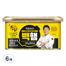 백종원의 빽햄, 200g, 6개