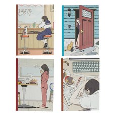 KOKUYO 國譽 插畫家系列筆記本 Set 4本 A5/B5, MORIMALU