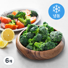 ardo 유기가공식품인증 브로콜리 (냉동), 600g, 6개