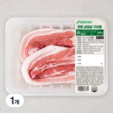 한돈 삼겹살 구이용 (냉장), 400g, 1개