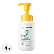 아토팜 키즈 포밍 핸드워시, 라즈베리향, 300ml, 4개