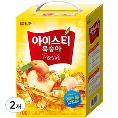 담터 아이스 복숭아, 14g, 100개입, 2개