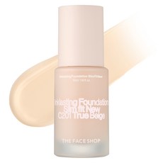 THE FACE SHOP 菲詩小舖 貼妝持久粉底液 超薄新款, C201, 1瓶