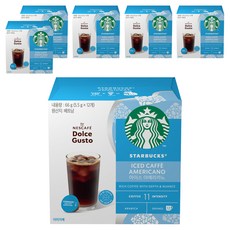 스타벅스 아이스 아메리카노 by 네스카페 돌체구스토 캡슐커피, 5.5g, 12개입, 6개 5.5g, 12개입, 6개