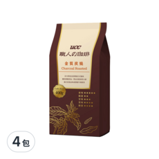 UCC 金質炭燒咖啡豆 400g, 濃厚飽滿口感，日本技術支援, 咖啡豆(無研磨), 4包