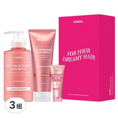 KUNDAL 昆黛爾 受損修護洗護3入禮盒組, 3組