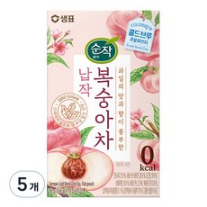 순작 납작복숭아차 티백, 1.8g, 20개입, 5개