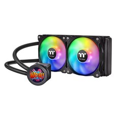 thermaltake 曜越 Floe Ultra 240 RGB 一體式水冷散熱器，高效銅底板設計，穩定性極高的馬達，特殊九片扇葉設計, 1個
