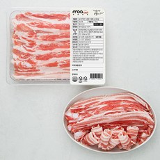 모아미트 캐나다산 보리먹인 암퇘지 대패 삼겹살 (냉장), 1kg, 1개