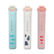 인디케이 냥냥이 미니 가위 혼합 3p, 화이트, 핑크, 블루, 1세트 화이트, 핑크, 블루, 1세트