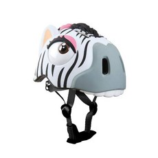 crazy SAFETY 3D 斑馬造型 兒童騎乘專用安全帽, 吸震泡棉內飾, 輕巧堅固外殼, 三段式LED夜間警示燈, 可愛又安全, 班馬, 1個