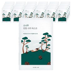 라운드랩 소나무 진정 시카 마스크, 1개입, 40개