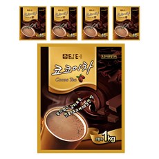 담터 코코아차 분말, 1kg, 1개입, 5개 1kg, 5개