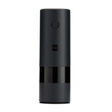 小米有品 火候電動研磨器 家用廚房調味料研磨機 黑色，單手操作，陶瓷磨芯，五檔調節, 1個