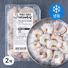 피시원 국내산 자연산 대하 새우살 (냉동), 300g, 2개 300g, 2개