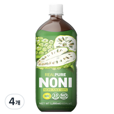真正的純諾麗果汁, 1L, 4個