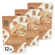 티각태각 연근부각, 60g, 12개