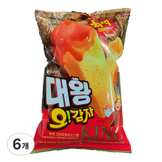 오리온 대왕 오!감자 찍먹 크리미칠리소스맛, 65g, 6개