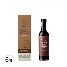 카페베네 콜드브루 헤이즐넛 더치커피, 375ml, 1개입, 6개